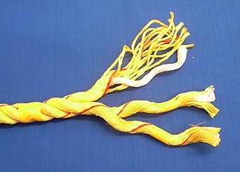 Matsuura Kogyo New Tetron main rope (for vertical use) with large diameter hook on one side, 16mmΦ×50m, rope end with reverse satsuma processing