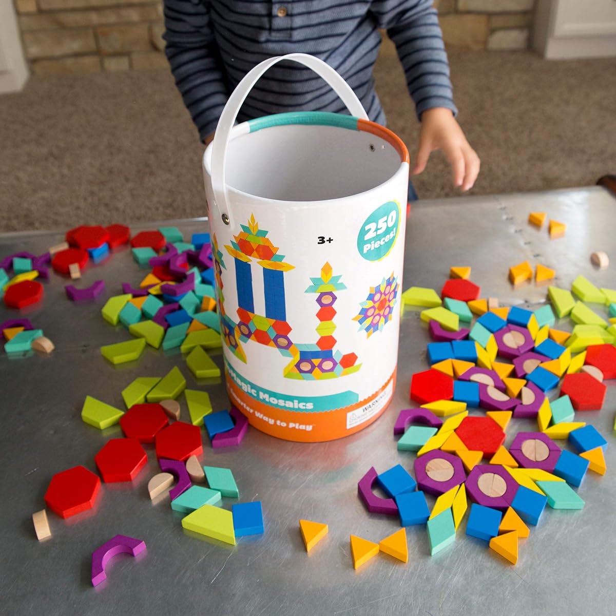 Fat Brain Toys GeoMagic Mosaic Building & Construction Ages 3-5.