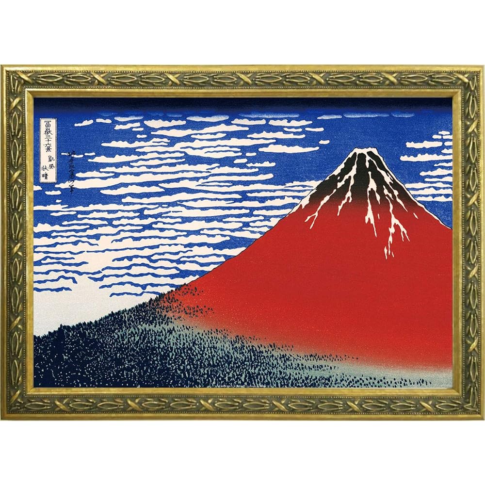 Tri-X Art Frame/Still Life Black Framed Art Poster Thirty-Six Views of Mt. Fuji Katsushika Hokusai Black Frame TXA-012B