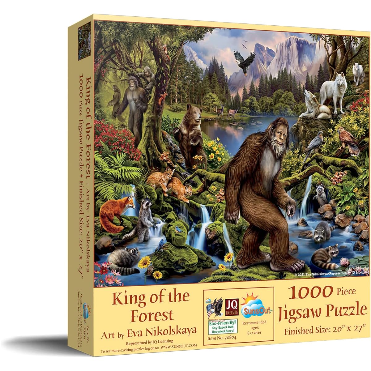 SUNSOUT INC Jigsaw Puzzle King of the Forest 1000 1000 pieces