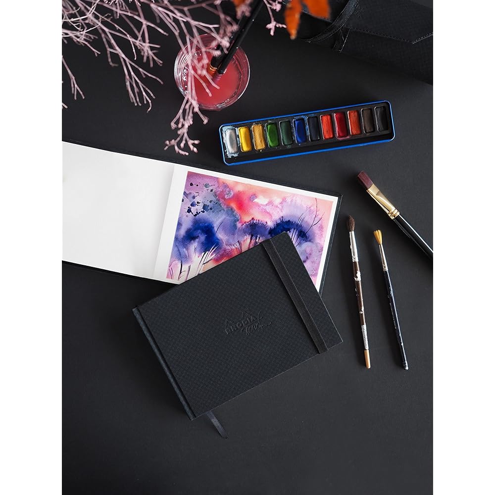 RHODIA Touch Sketchbook Drawing Paper Water Color Book 21x21cm (Fine Plain Paper Weight 300g 20 Sheets) RHODIA Touch cf116161