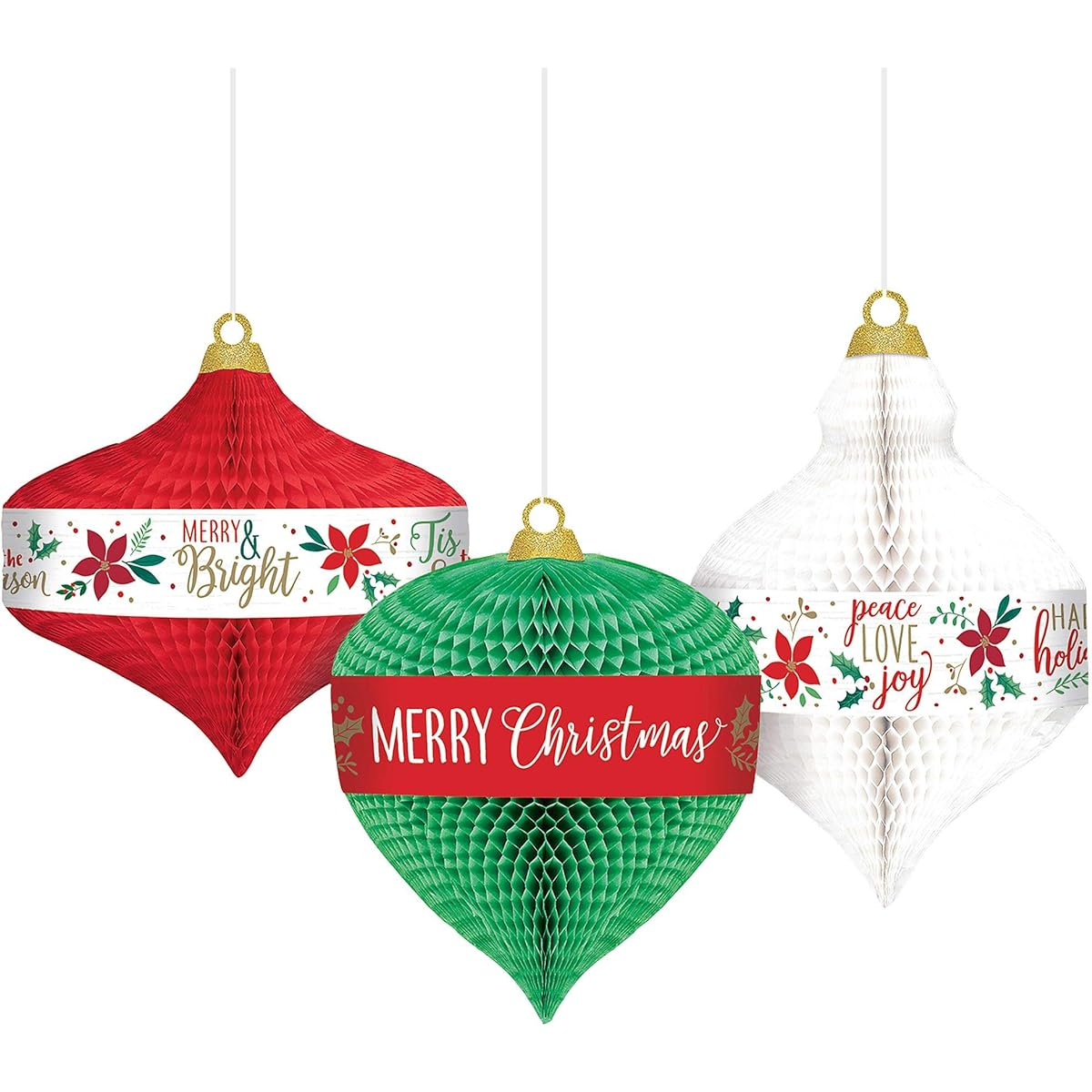 amscan Party Goods Decoration Honeycomb Snowflakes PG290072