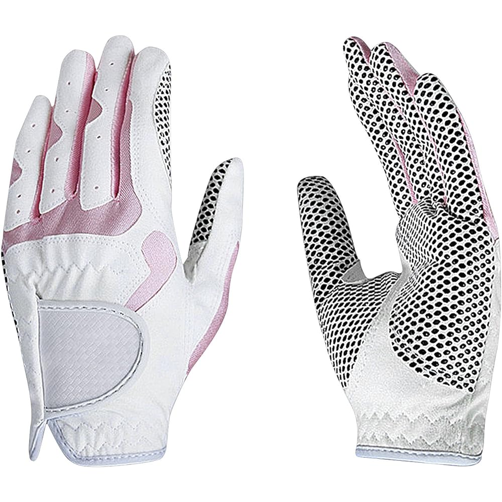 Golf Gloves for Women, Golf Gloves, Both Hands, Sports Gloves for Women, All Weather, Cool and Comfortable, Non-Slip, Abrasion Resistant, Quick Drying, Gloves for Women, Left Hand, Right Hand, 19