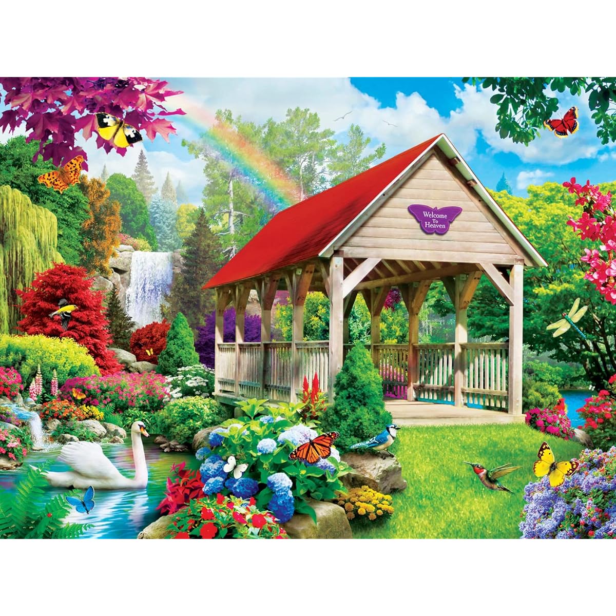 Masterpieces Memory Lane - Welcome to Heaven 300 Piece Ezgrip Jigsaw Puzzle