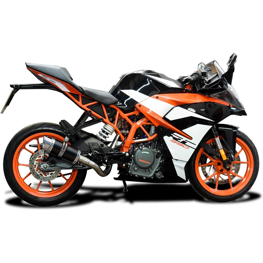 DELKEVIC Slip-on Carbon Muffler KTM RC390/390 DUKE Catalyst Straight 2017-2018 200mm KIT01JA