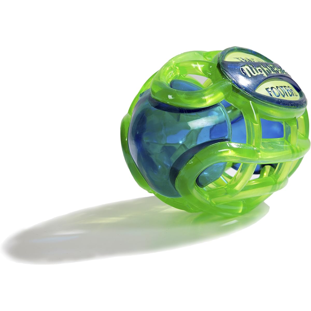Tangle Night Ball Glow in the Dark Light Up LED Football Large L Green 79827