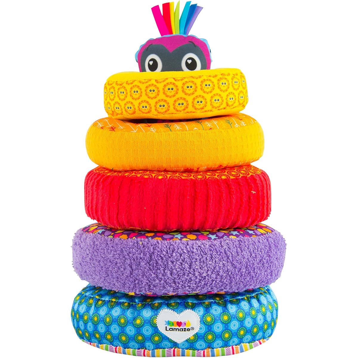 Lamaze Rainbow Rings Stacking Toy