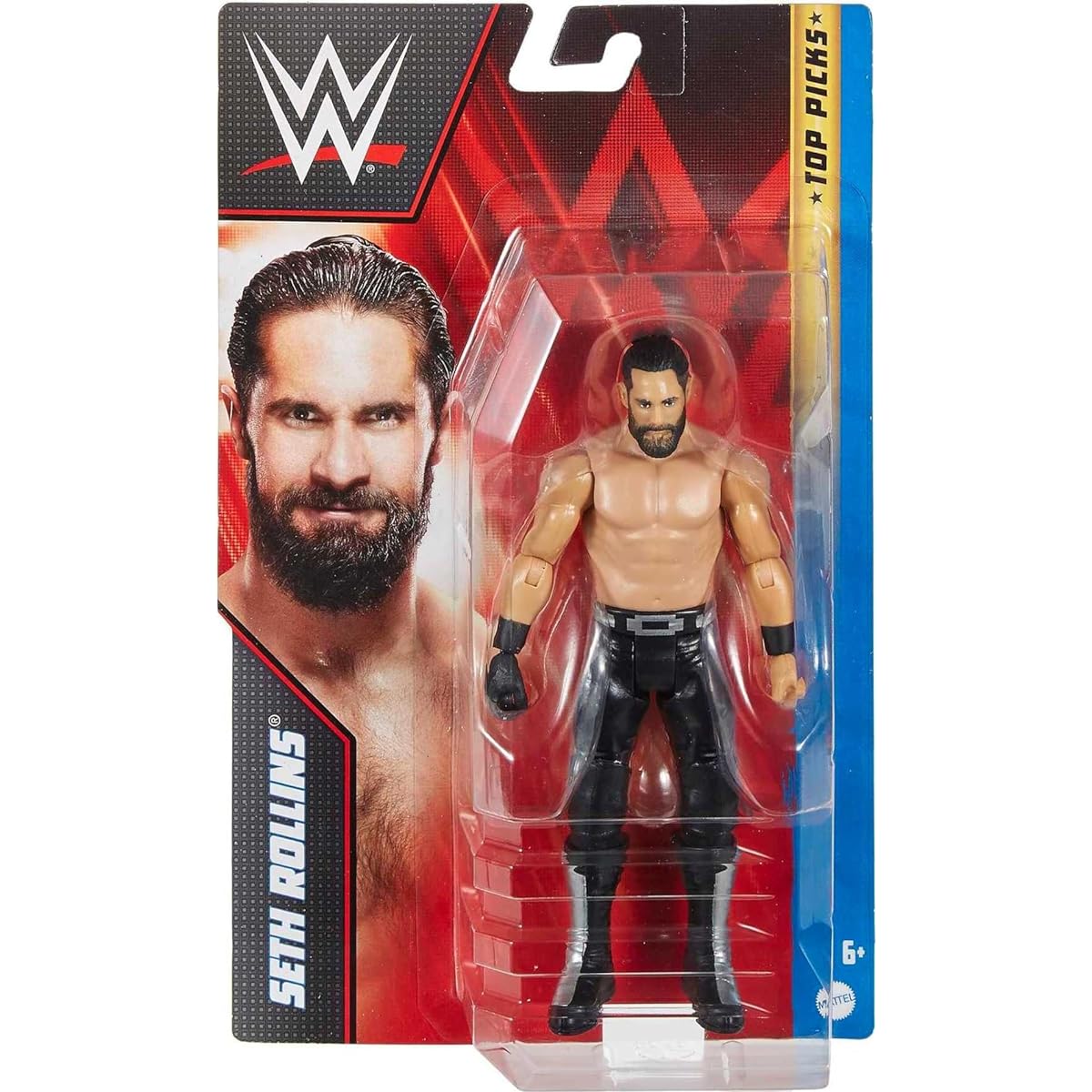 WWE Seth Rollins Top Pick Action Figure 6" Posable Collection & Gift Ages 6+