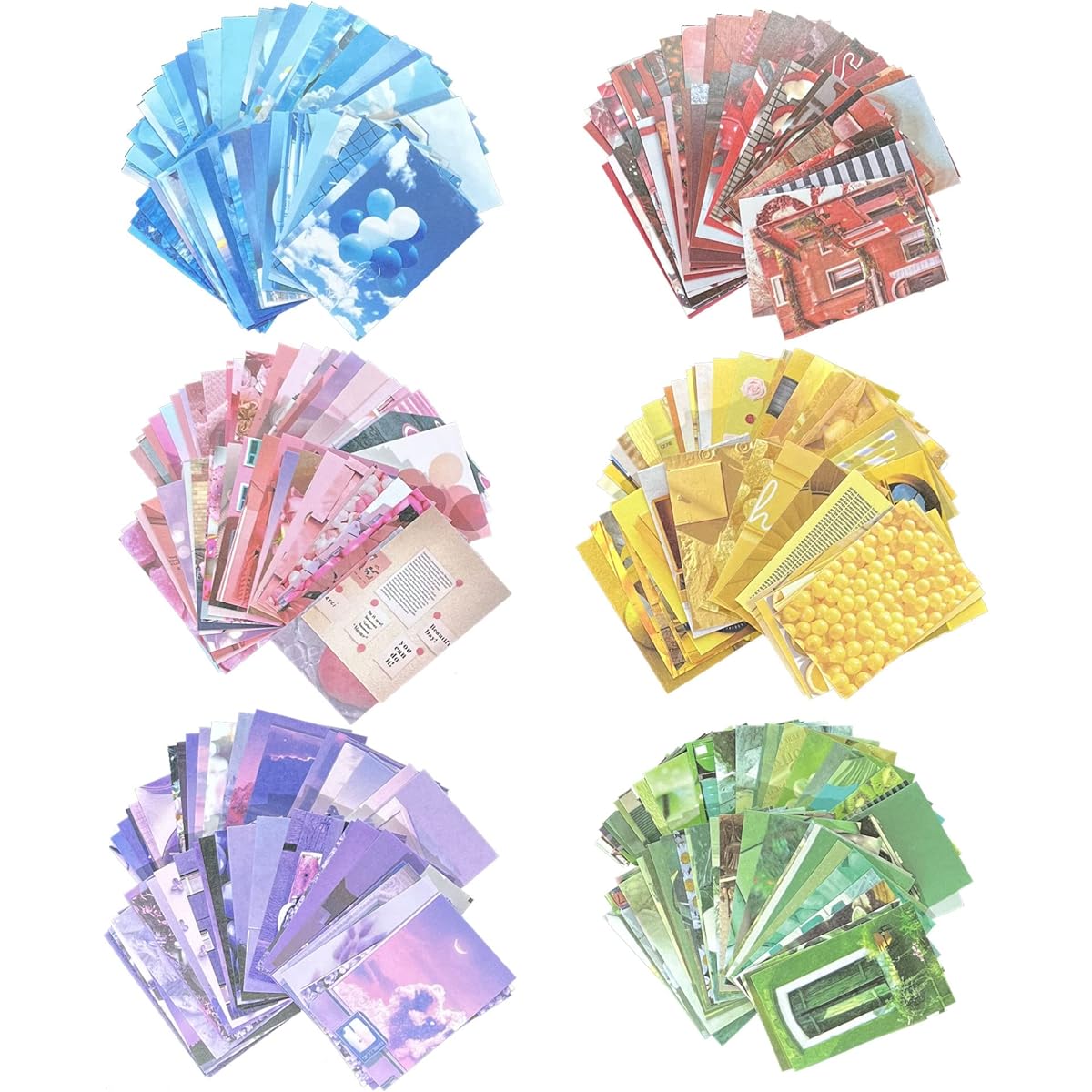 6 sets 300 sticker sets
