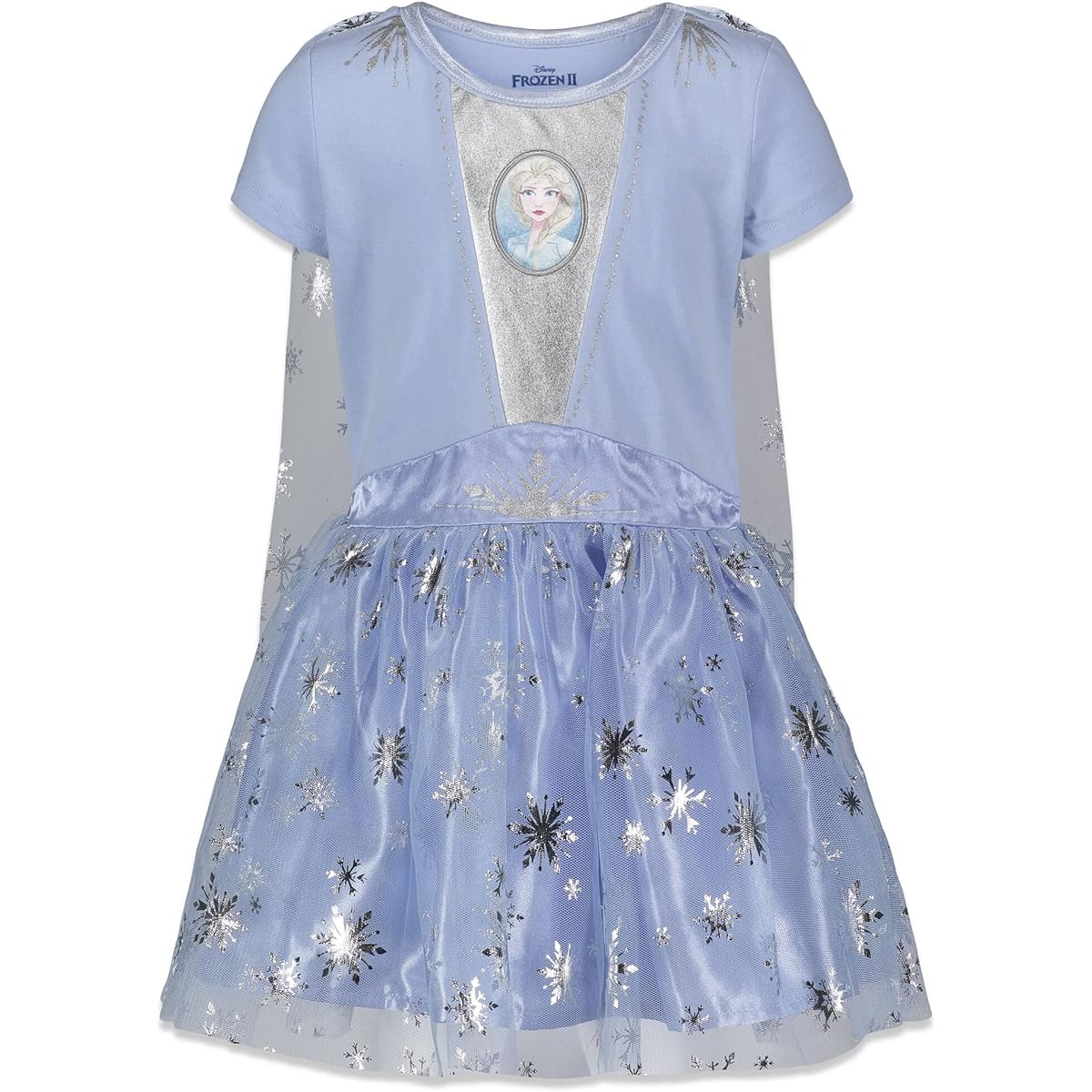 Disney Frozen Anna and Elsa Girls Gown Headband for Toddlers to Big Kids