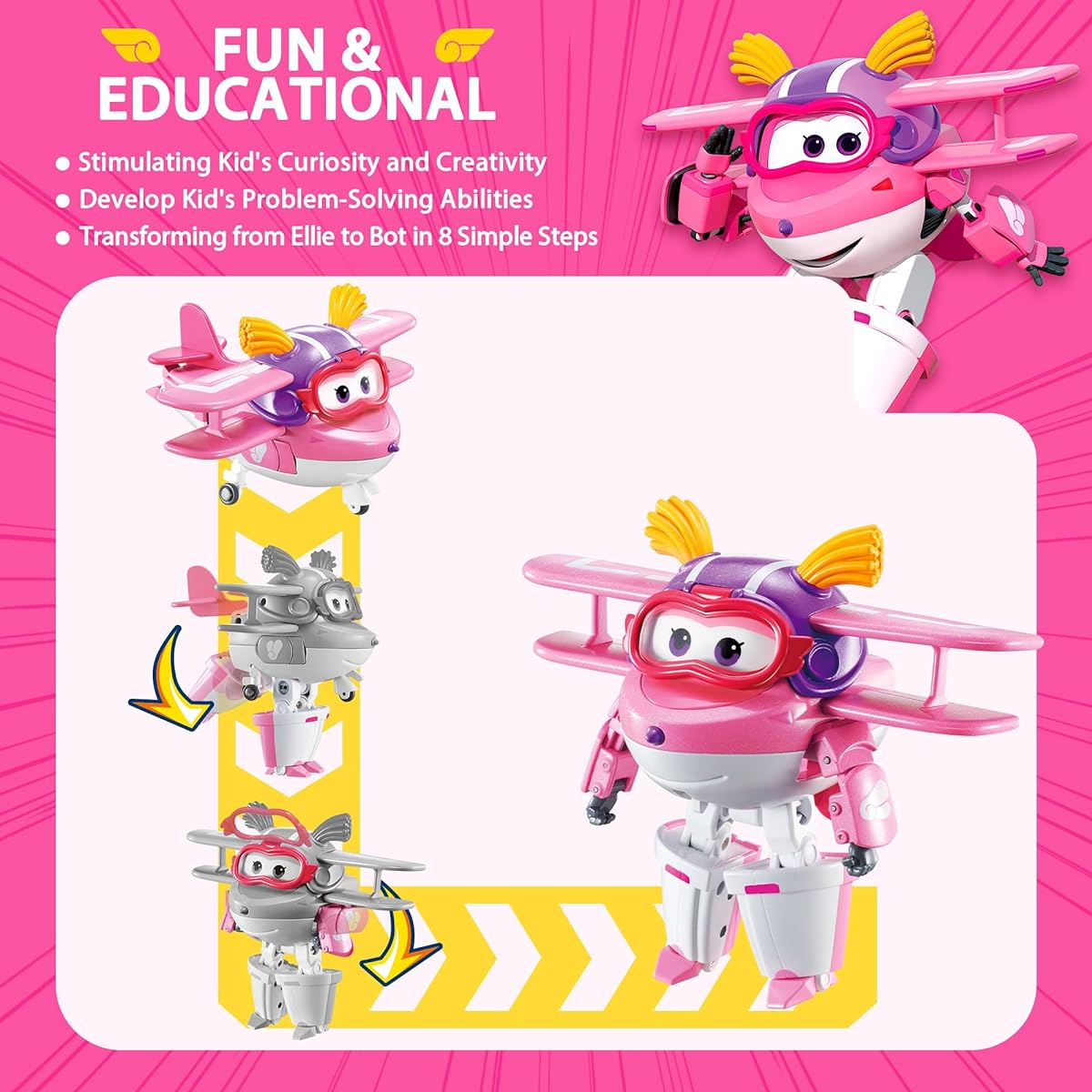 Super Wings Transforming- Ellie
