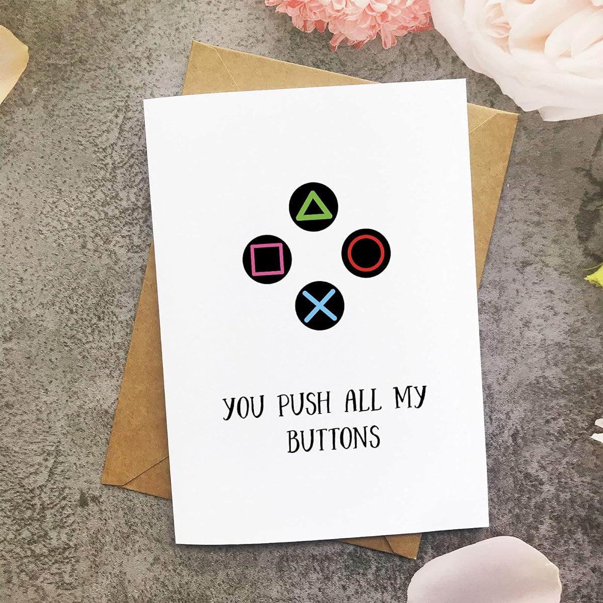 Funny Gamer Anniversary Cards for Husband Wife Boyfriend Girlfriend Gaming Birthday Cards