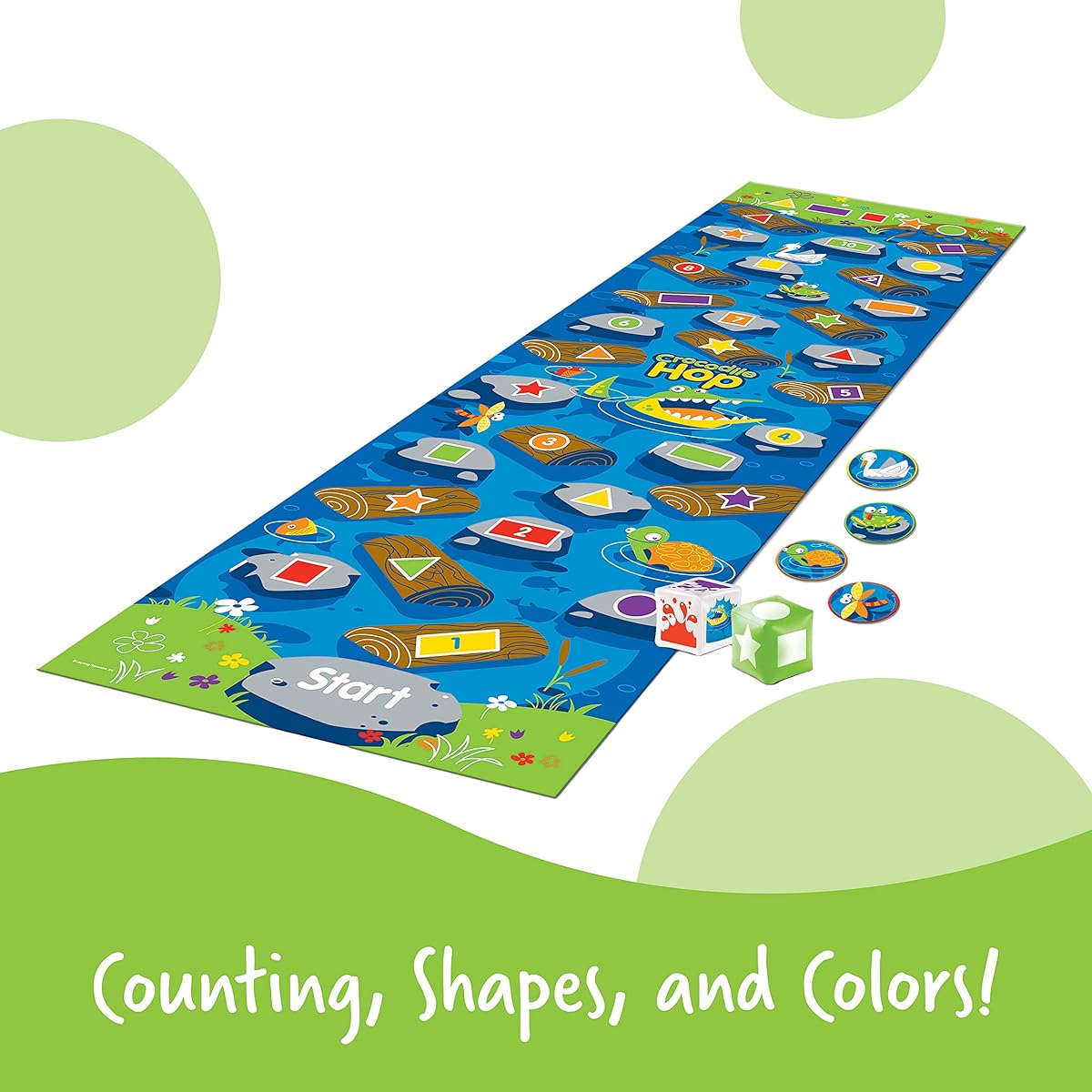 Learning Resources Crocodile Hop Floor Game LER9544