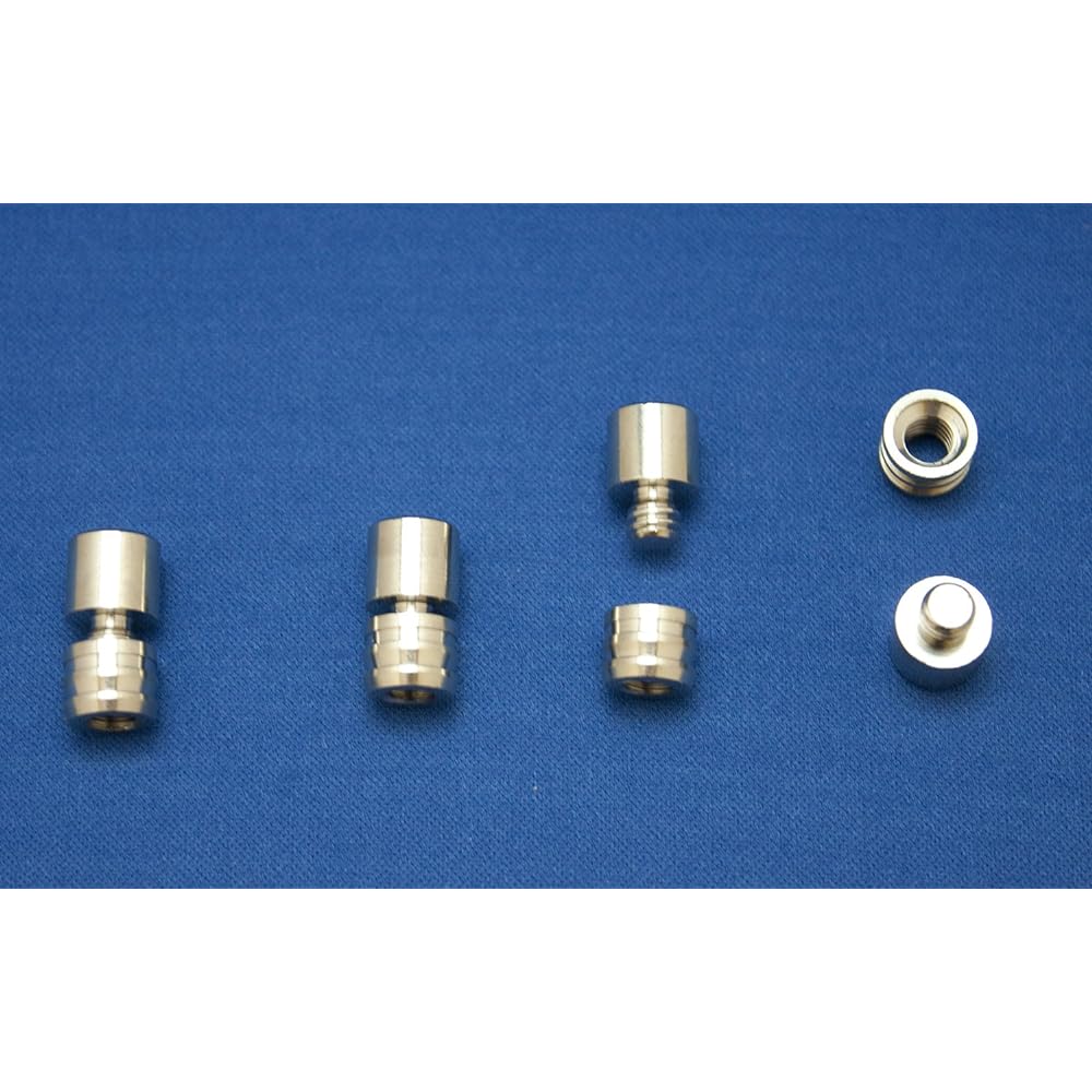 WAKI Nickel Dowel Set (100 sets) 10mm Chrome DB-004