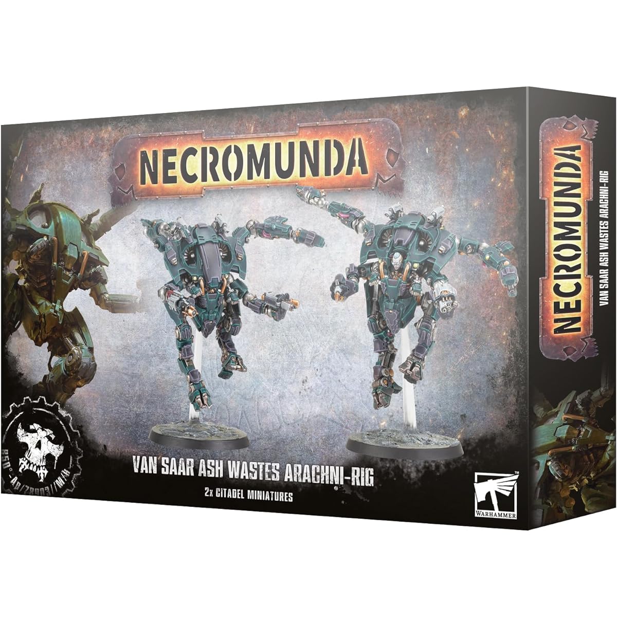 Games Workshop Necromunda Van Zaar Ash Waste Arachnirig Plastic Box 301-22