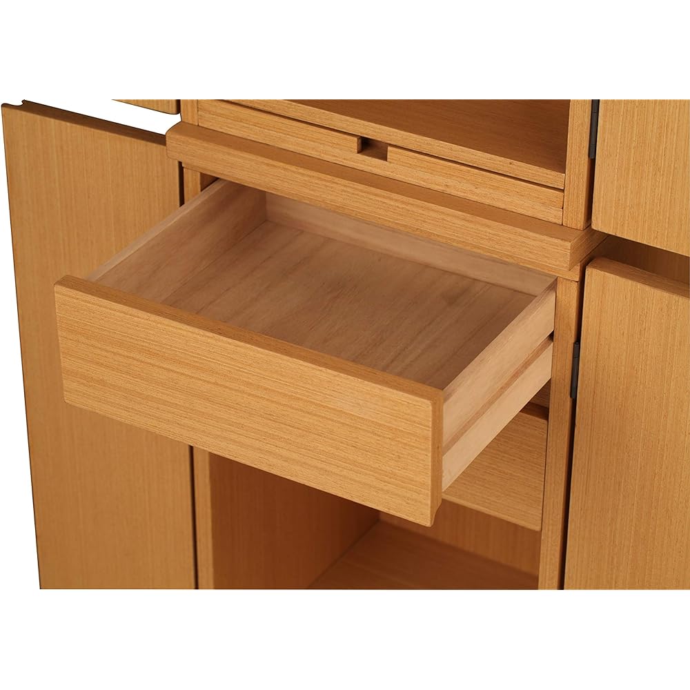 Oda Kobo Furniture Style Buddhist Altar (Walnut Color, No. 11 Lower Stand Only)