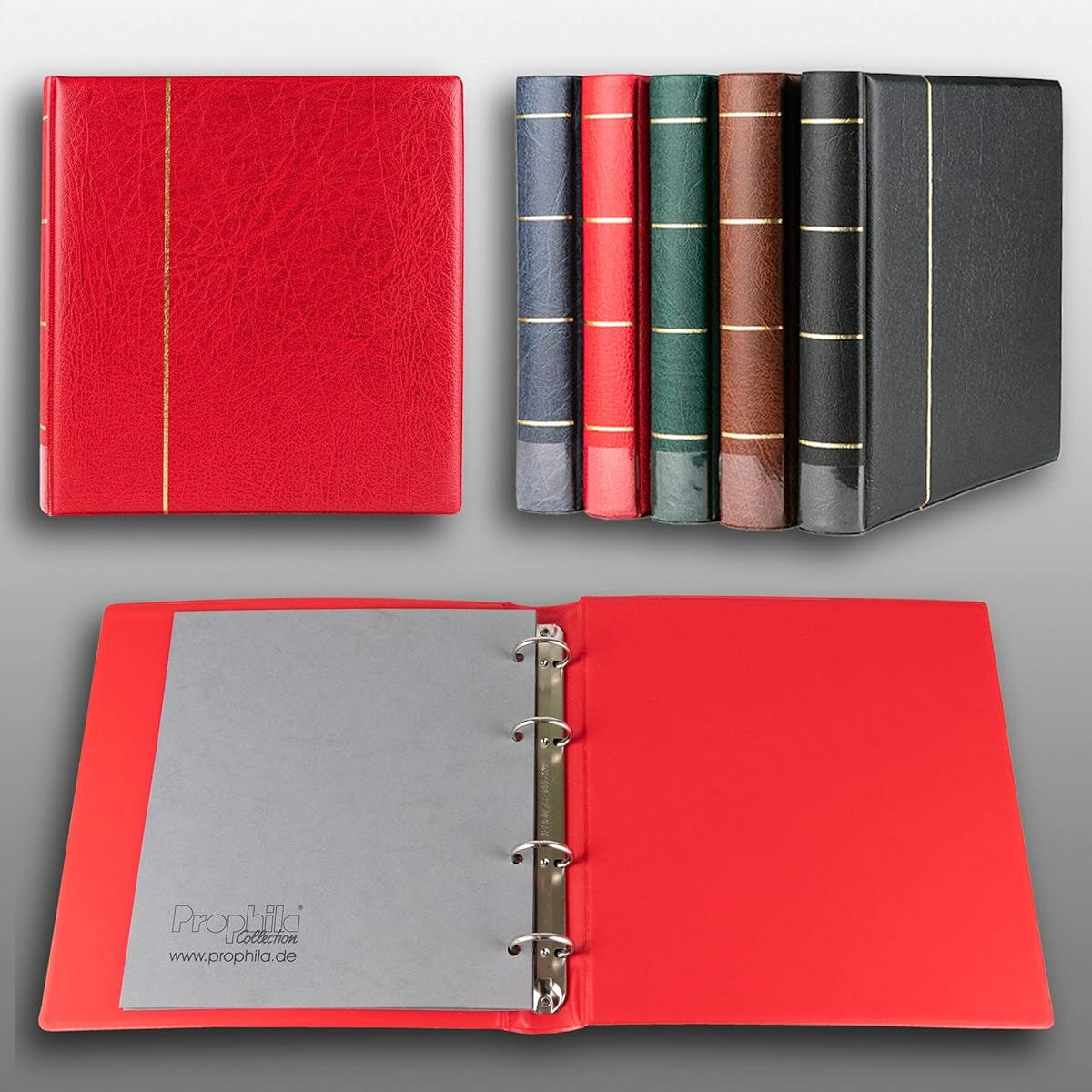 Kobra Album A5 standard ring binder for coins banknotes postcards ETB