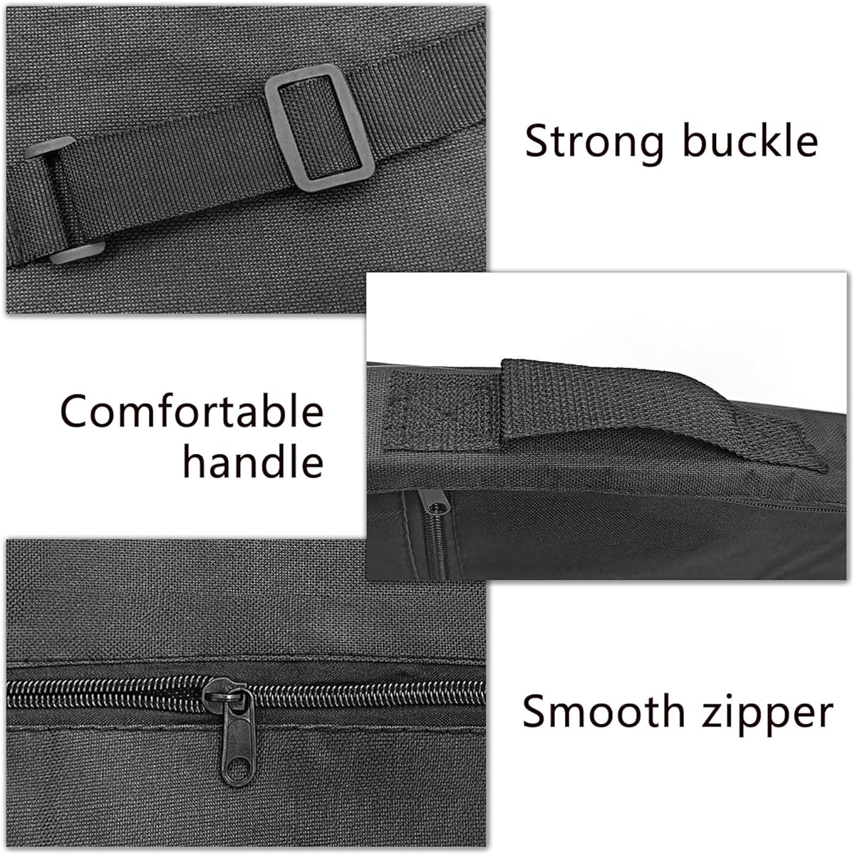 Musiin 21 Inch Ukulele Case Backpack Strap Gig Bag Case Storage for Travel Performance Concert Show (Black)