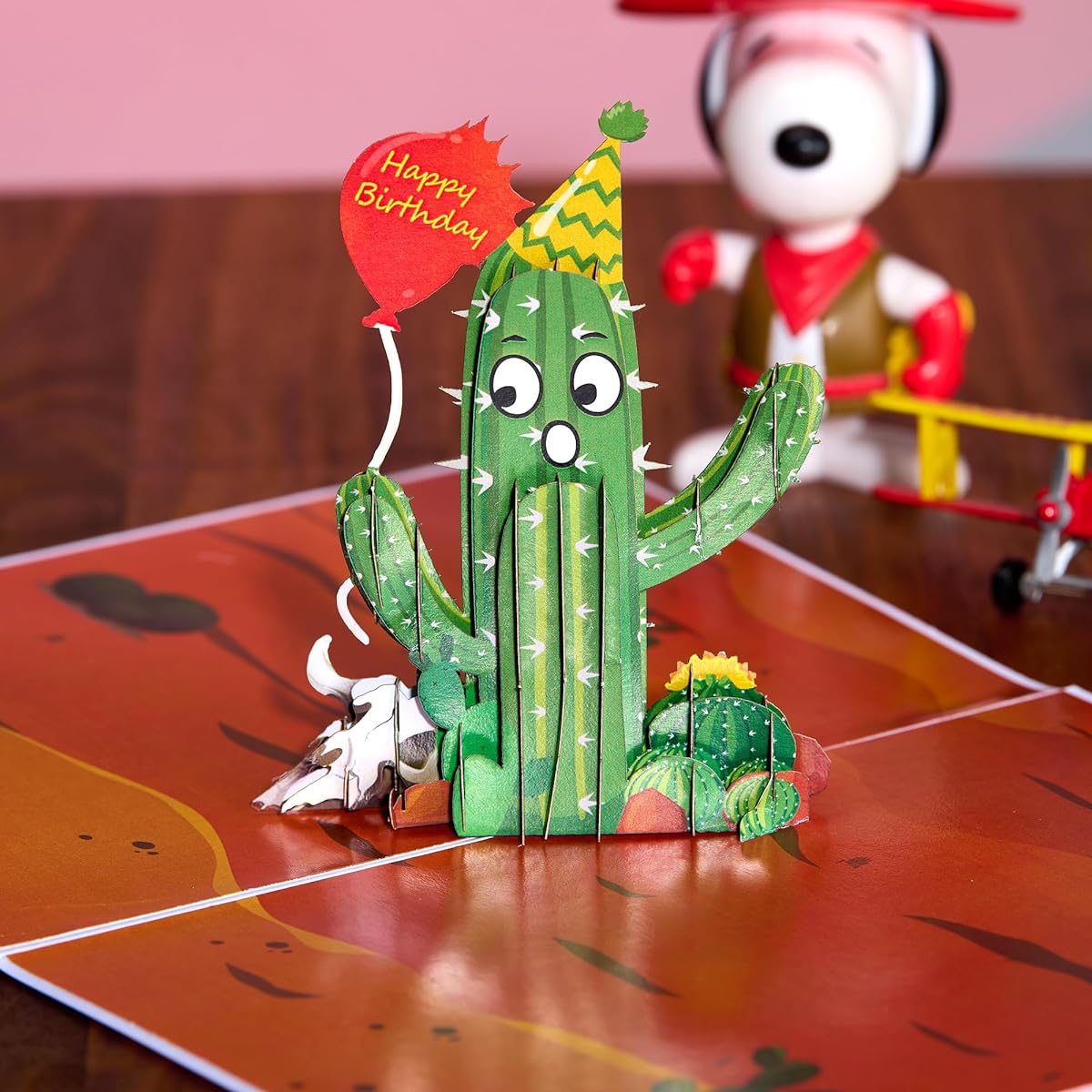 Dirty Pop Cards | Funny Pop Up Birthday Cards | 3D Pop Up Little Prick Cactus Birthday Card | Inappropriate Birthday Cards for Brother, Son, Sister, Friend, BFF | Rude Birthday Greetings for Nephew, Dad | 1 card 5 x 7 inches, 1 note paper, 1 envelope