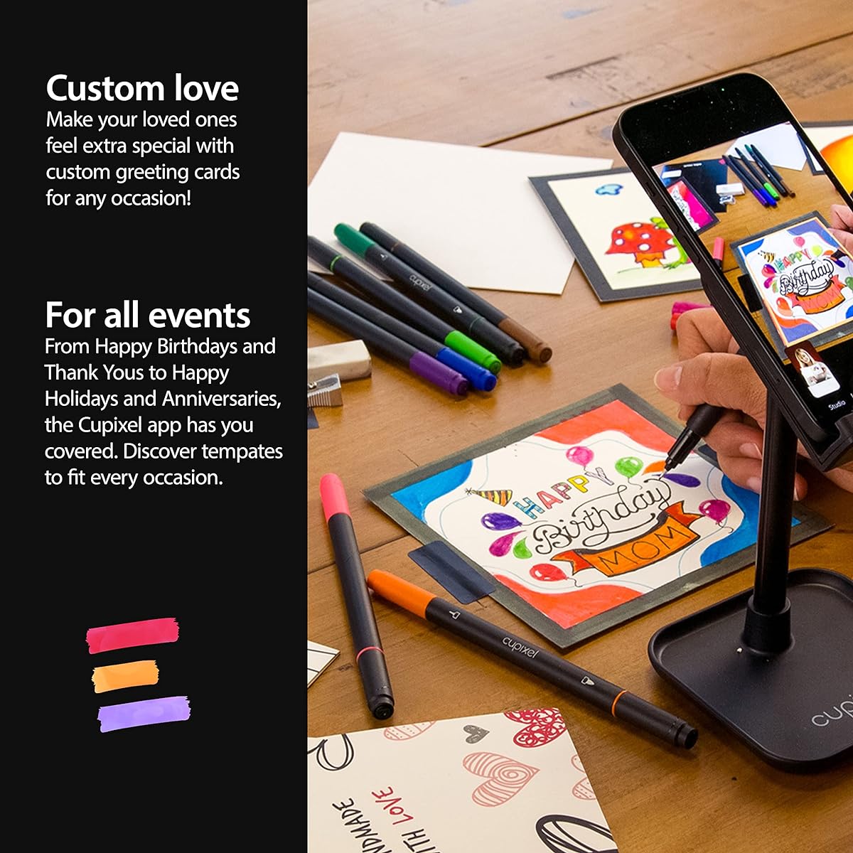 Cupixel Greeting Card Refills, Multicolor