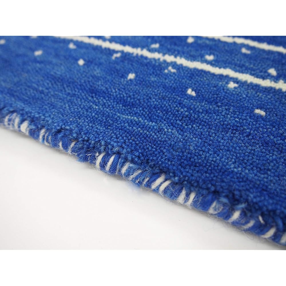 Hagiwara Entrance Mat Gray Approx. 60X90cm Gabbeh Mat "Lorri BUFFD L9" 270053720