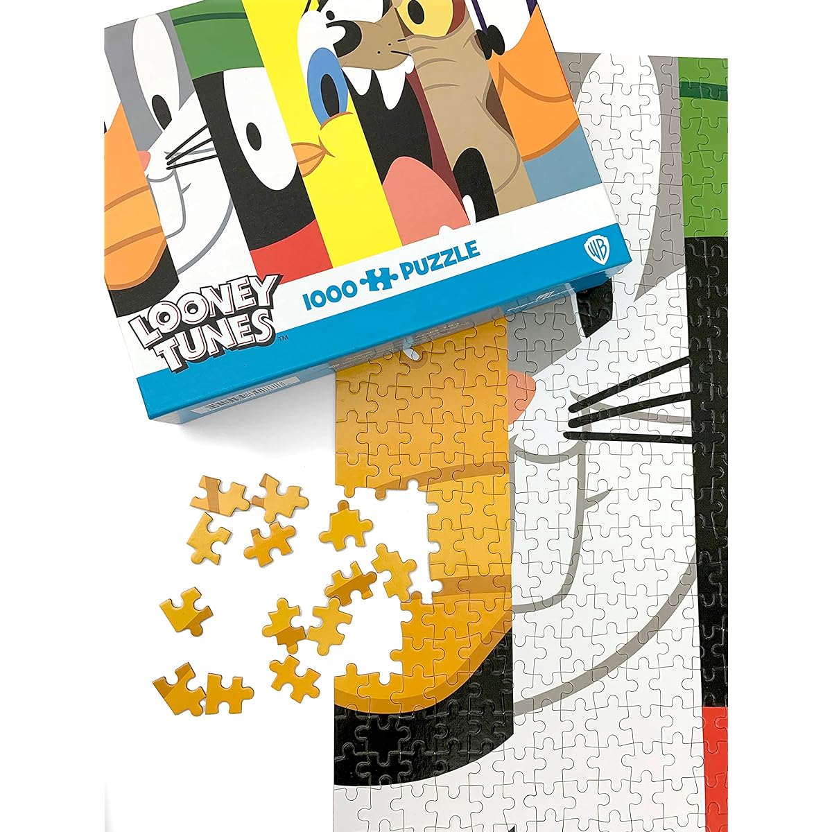 Paper House Productions Looney Tunes Character Slice 1000 Piece Jigsaw Puzzle