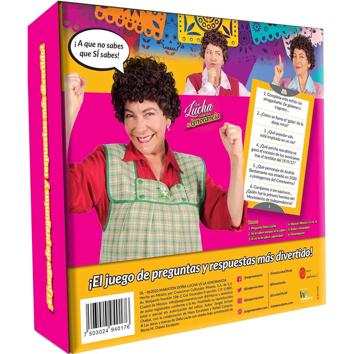Marathon Board Game Doña Fight Against Ingorancia