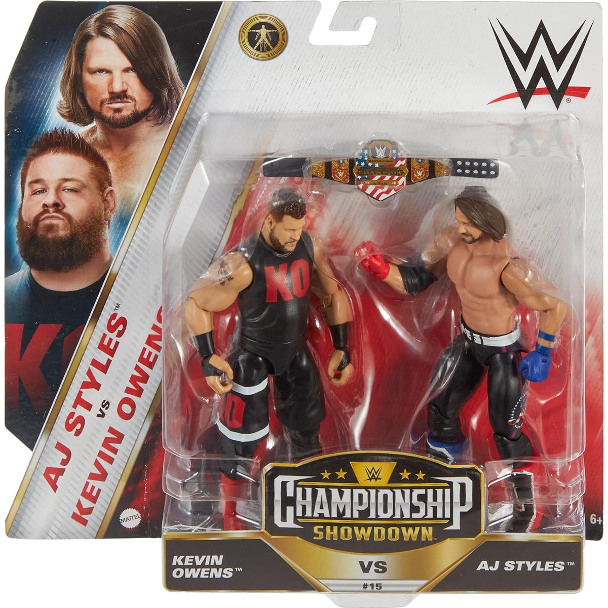 Mattel WWE Championship Showdown AJ Styles vs Kevin Owens 2-Pack