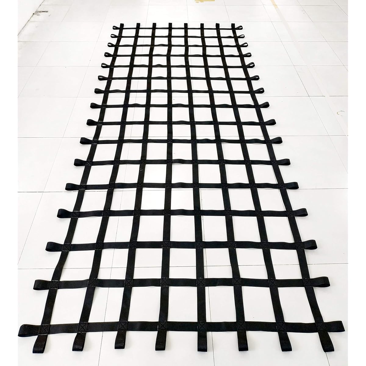 FONG Climbing Cargo Net Black Swing Set Accessories Indoor Climbing Net Outdoor Playground Swing Belt Swing Playground Hanging Step Ladder