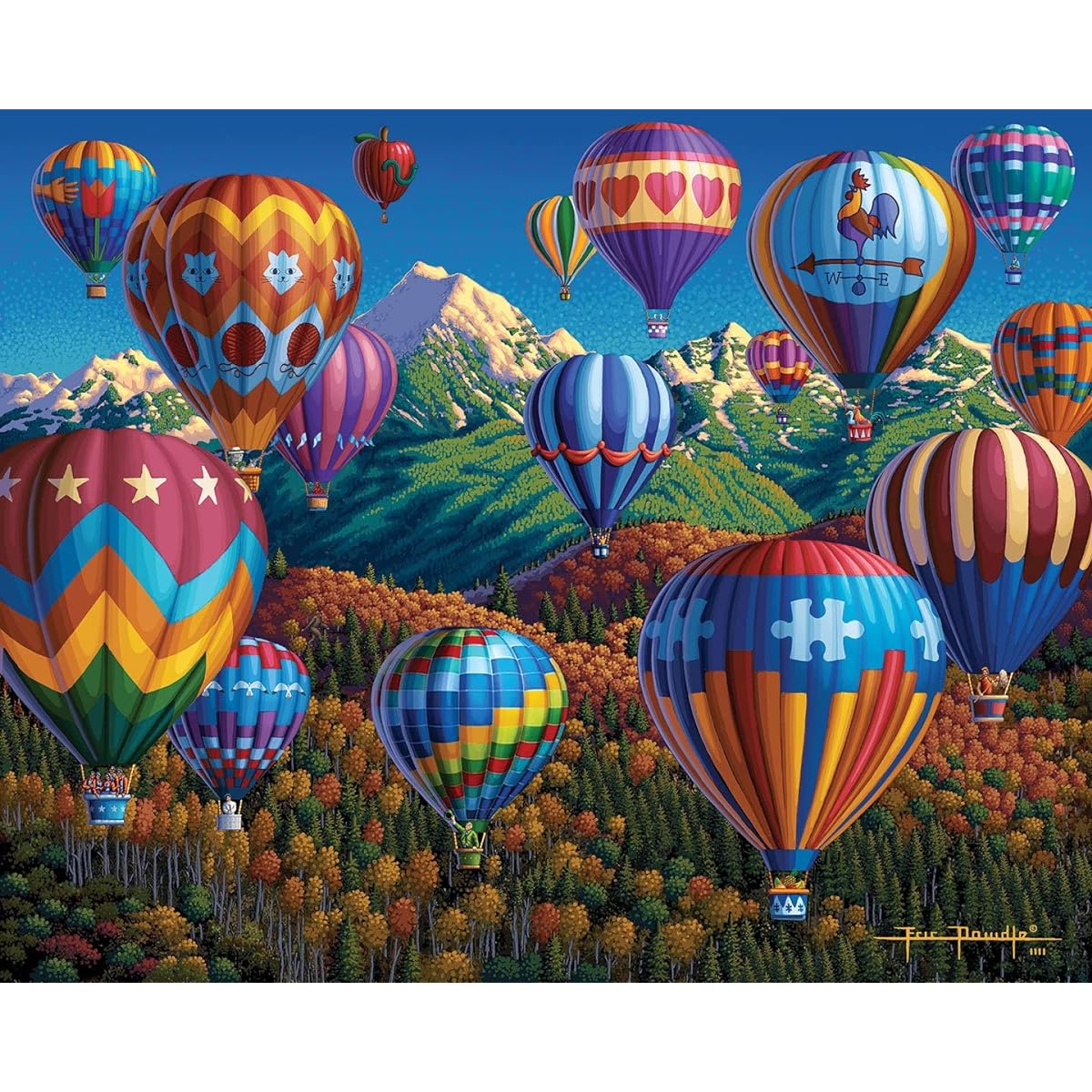 Dowdle Jigsaw Puzzle Up Up Away 500 Pieces