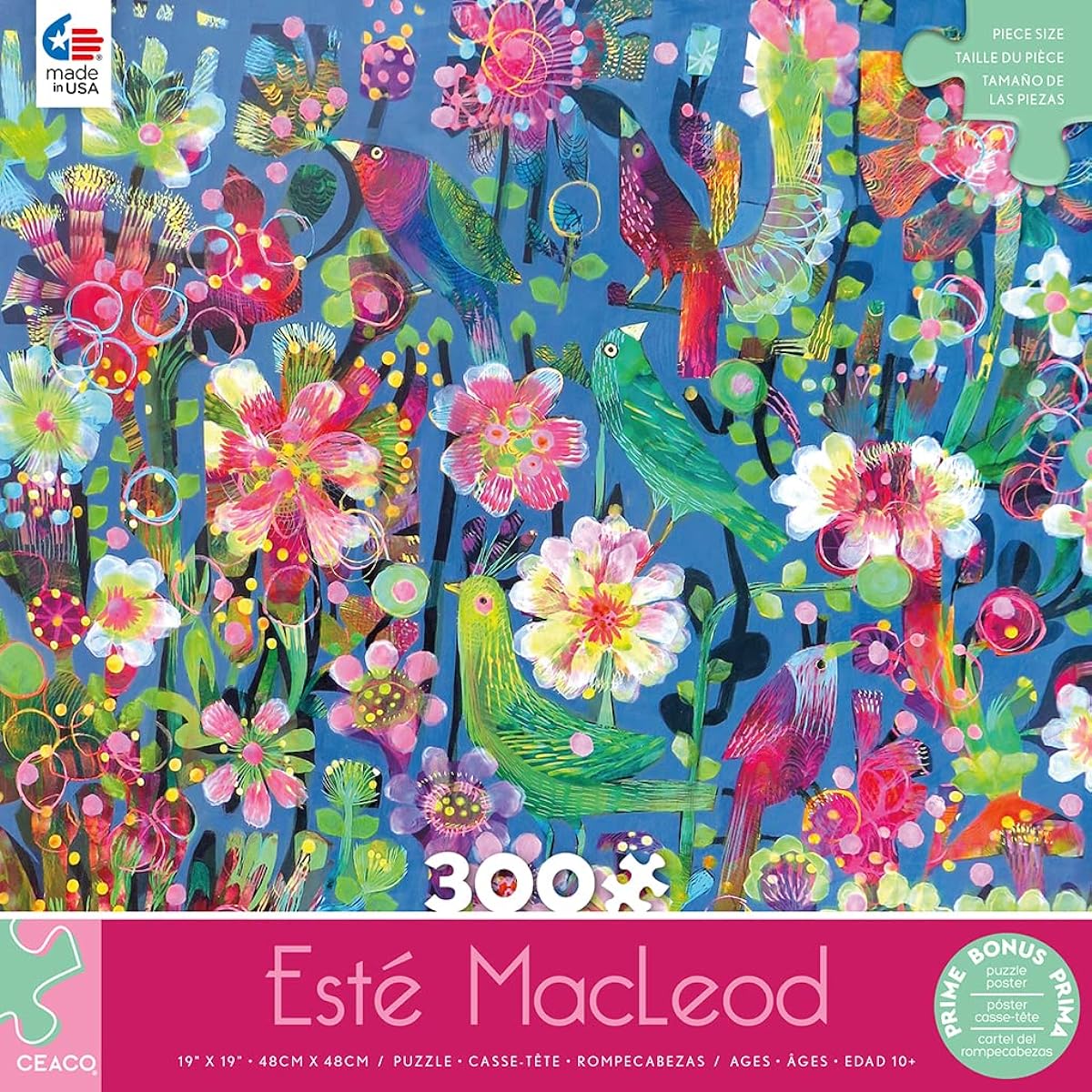 Ceaco - Este MacLeod - Summer Joy - 300 Piece Jigsaw Puzzle