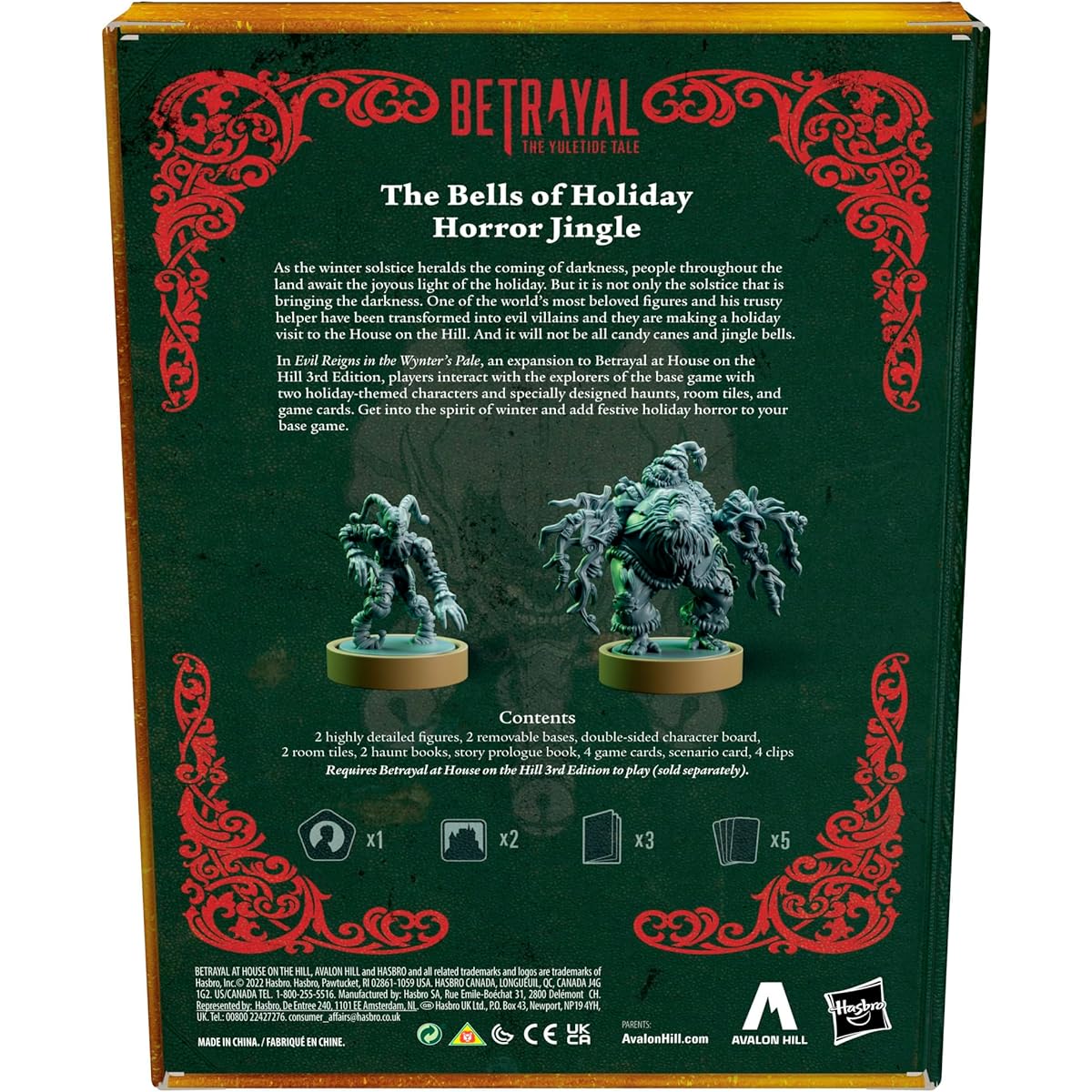Hasbro Gaming Betrayal Reigns Evil The Wynter's Pale The Yuletide Tale Expansion | Ages 12+ | Requires Betrayal in HOTH 3rd Edition to play (sold separately)