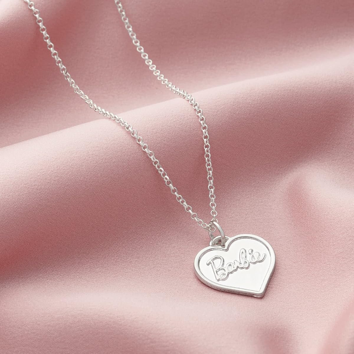 barbie chunky heart necklace