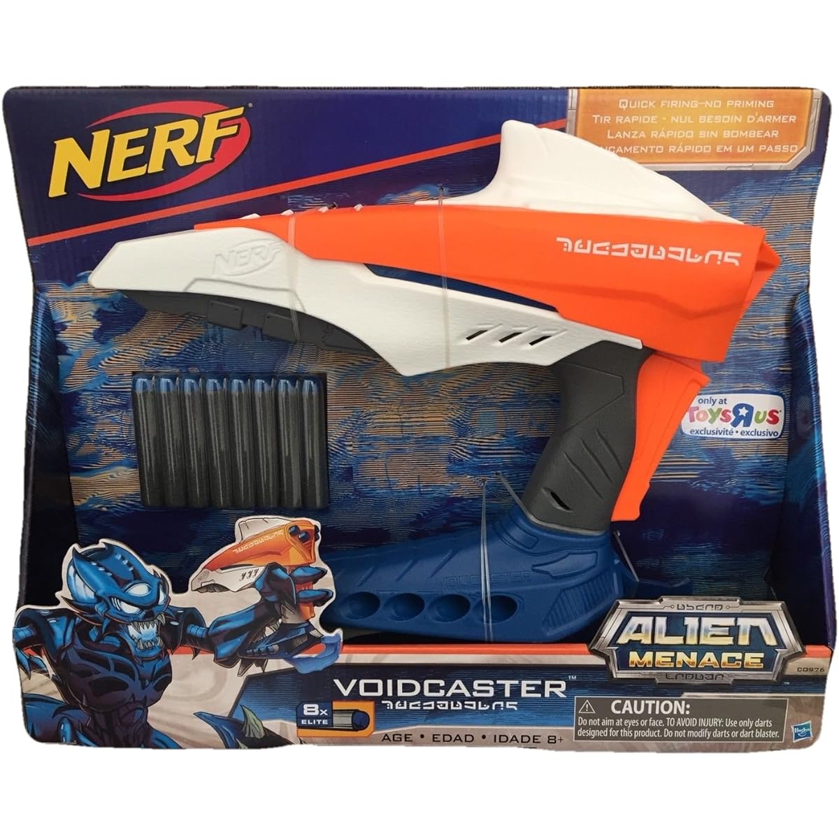 NERF Alien Menace Voidcaster Blaster