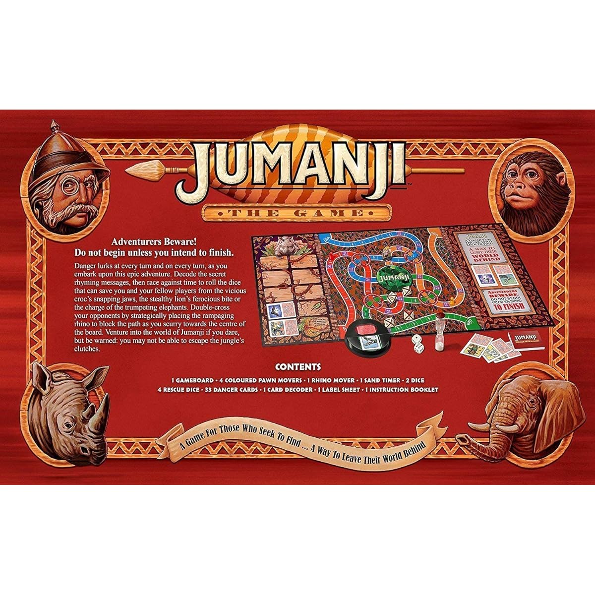 Jumanji Original Board Game