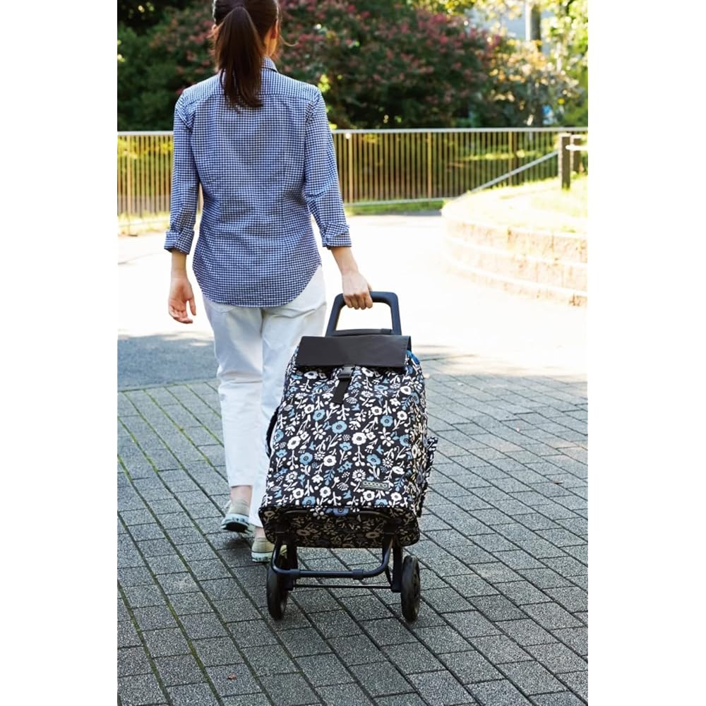 Rep cocoro Cocoro Flower Cart Set BK Black Shopping Cart 424469