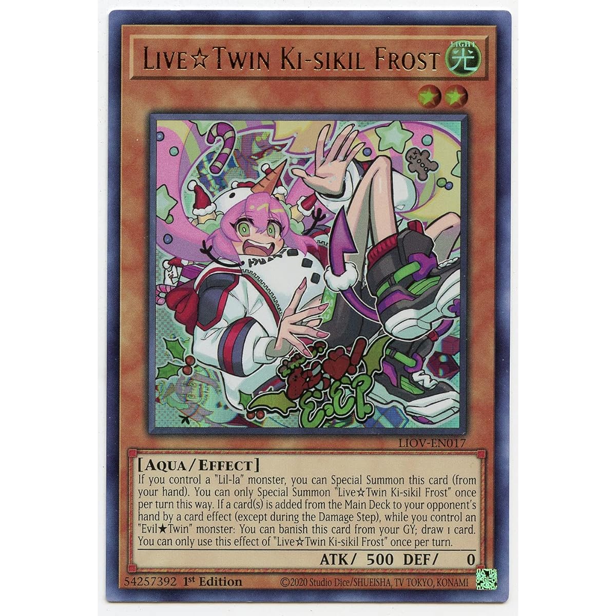 Live Twin Ki-sikil Frost - LIOV-EN017 - Ultra Rare - 1st Edition