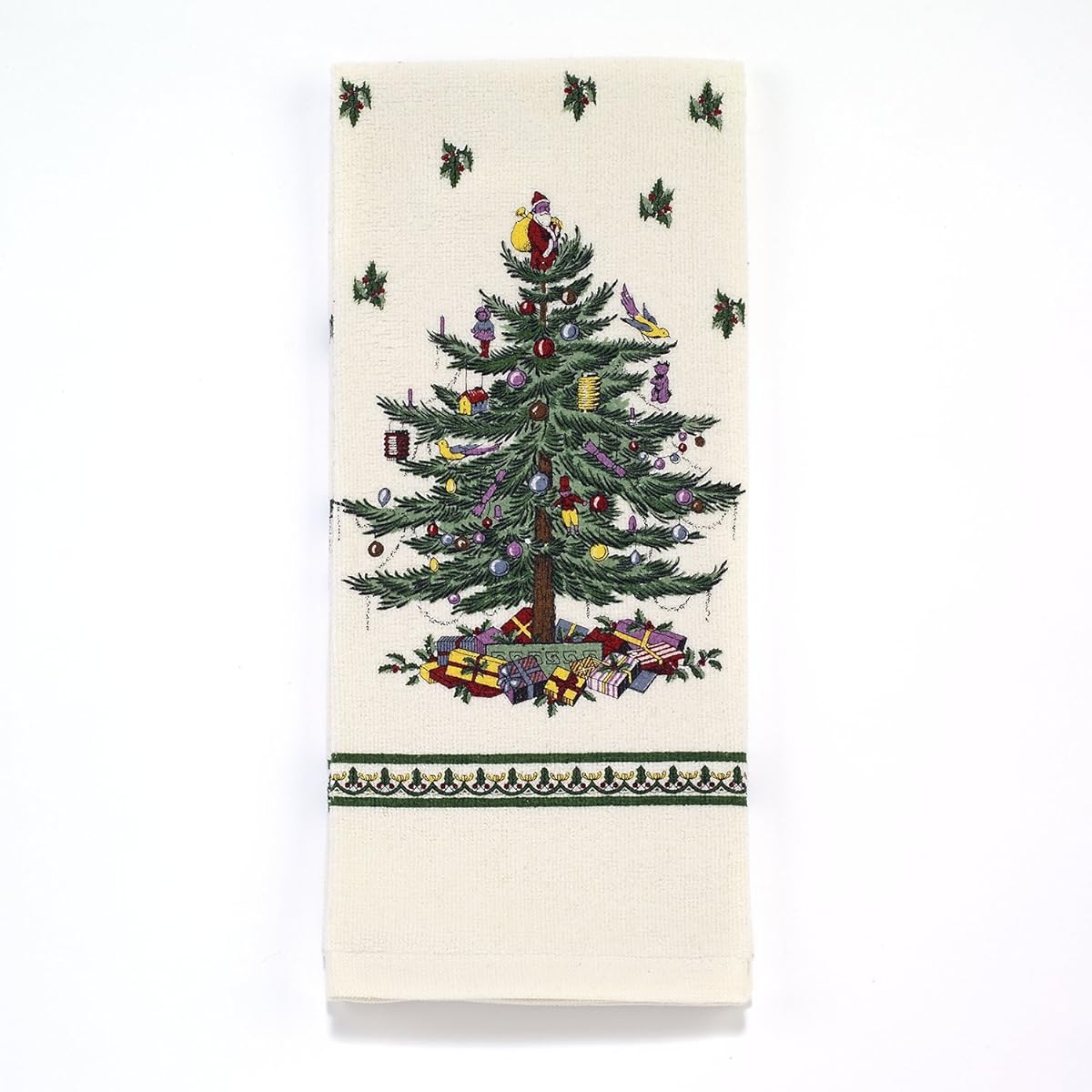 Spode - Table Runner Decorative Kitchen Accessories Holiday Home Decor (Spode Christmas Tree Collection 14" x 108")