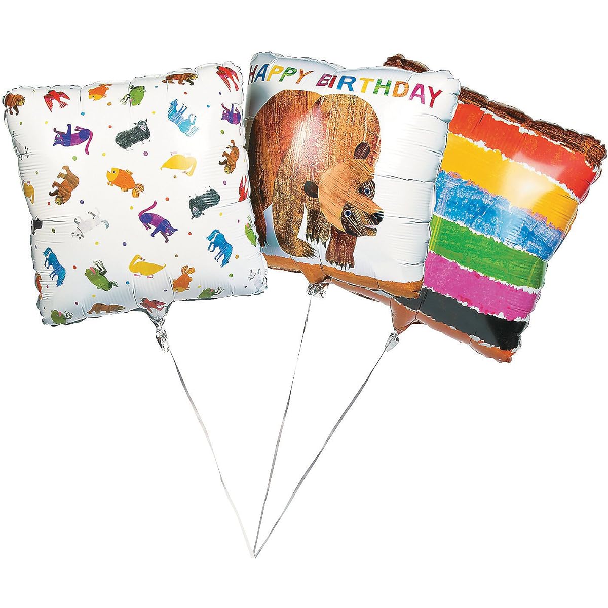 Brown Bear Mylar Balloons (3pcs) Party Decorations 3pcs