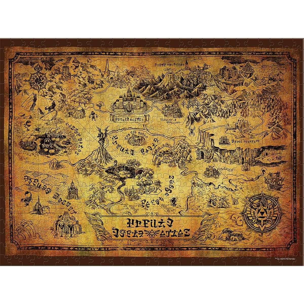 Legend Of Zelda 550 Piece Puzzle