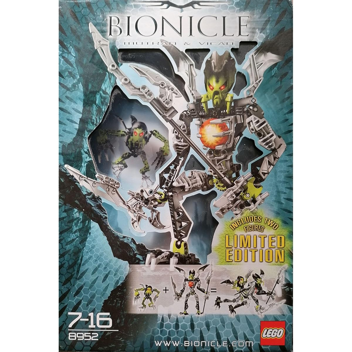 LEGO 8952 BIONICLE Mutran & Vican Limited Edition