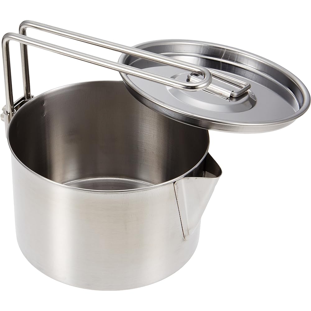 CAPTAIN STAG Camping Kettle Pot Camping Kettle Cooker 900ml
