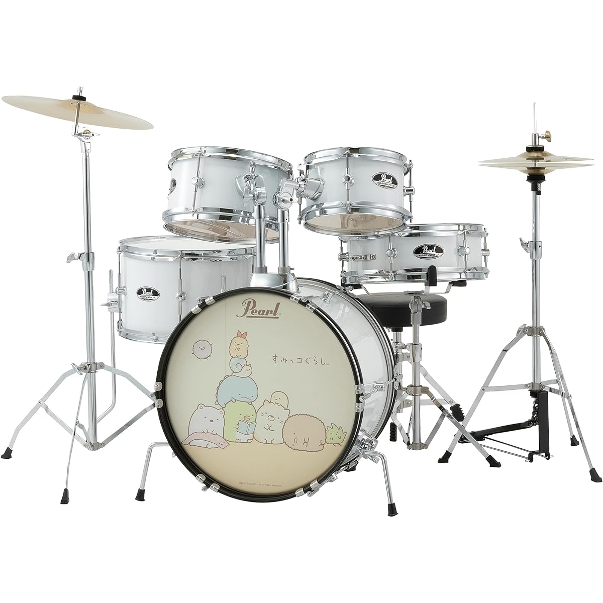 Pearl ROADSHOW JR. Sumikko Gurashi Collaboration Drum Set All in One Kids Size RSJ465/C #SG