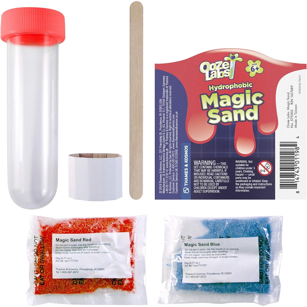 Thames & Kosmos Ooze Lab 3: Magic Sand Science Experiment Kit