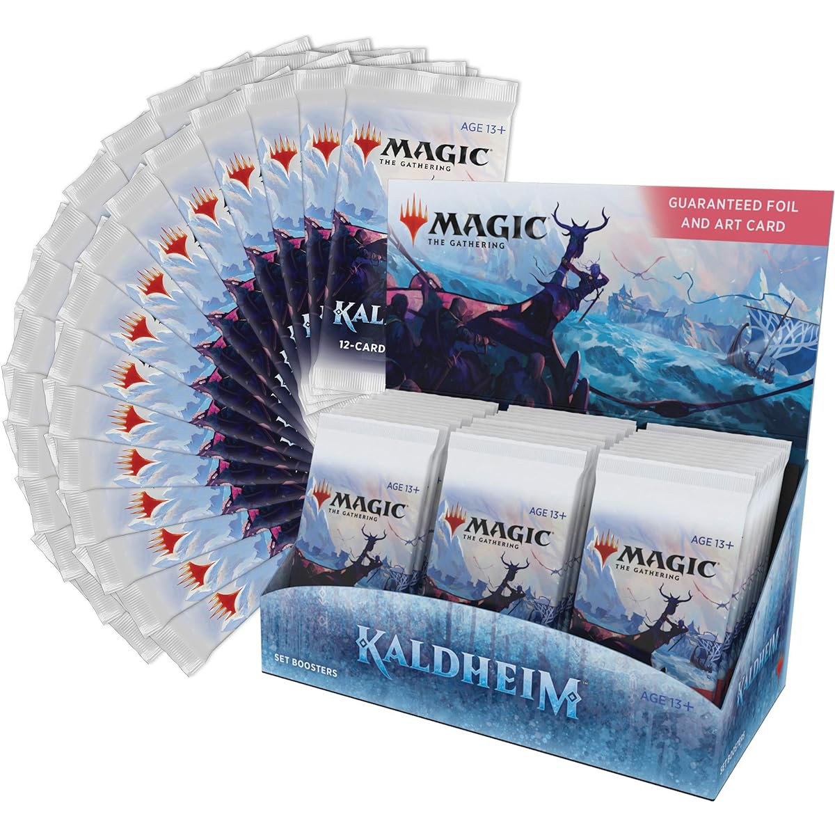 Magic: The Gathering Kaldheim Set Booster English Version (BOX), C86380000 MTG Trading Card Wizards of the Coast