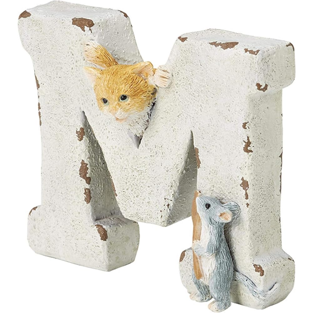 Matsuno Hobby Cute Figurine Object Animal Mascot Animal Alphabet Set "WELCOME" (Gardening & Interior Decoration Series) GM-4333