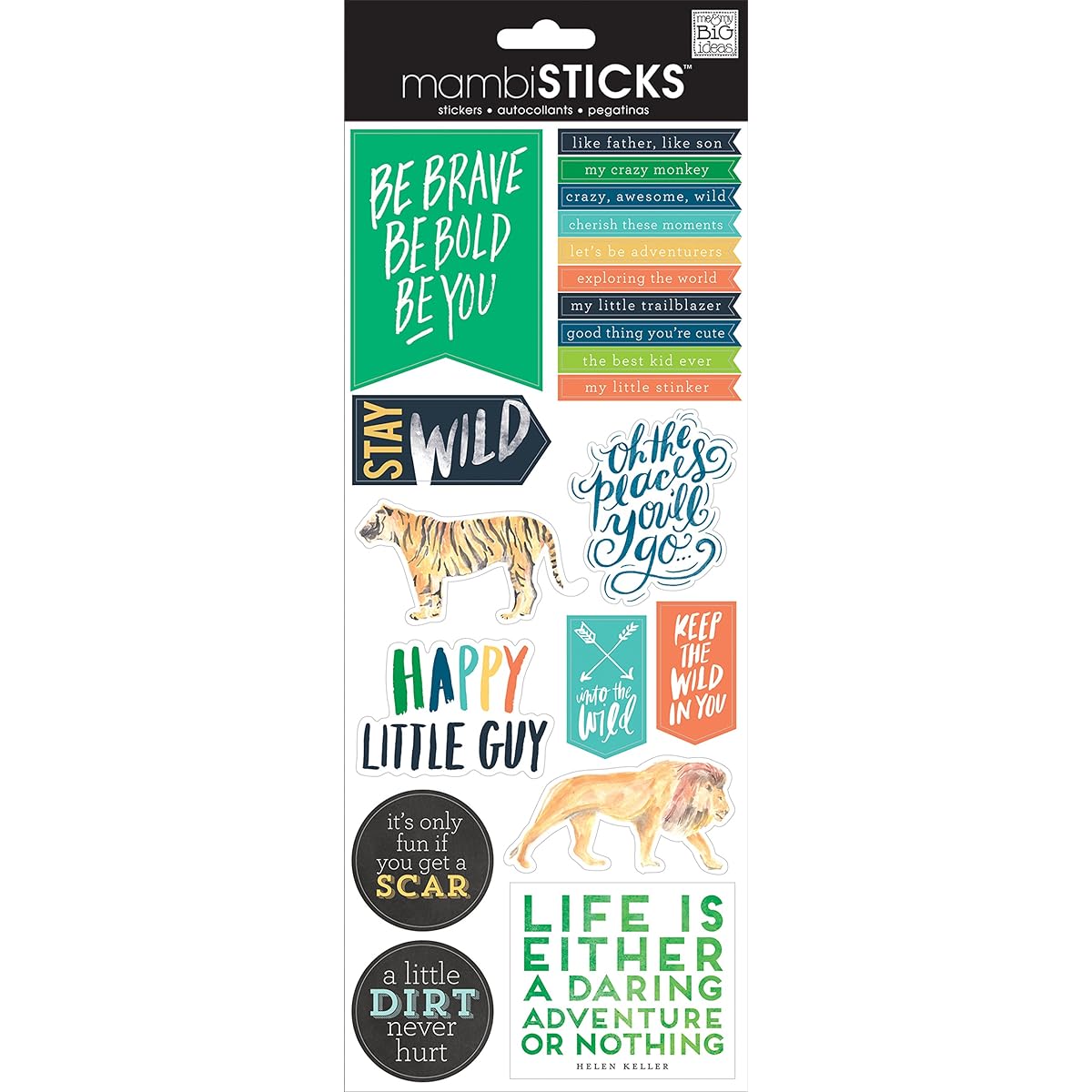 Me & My Big Ideas Stay Wild Sticker