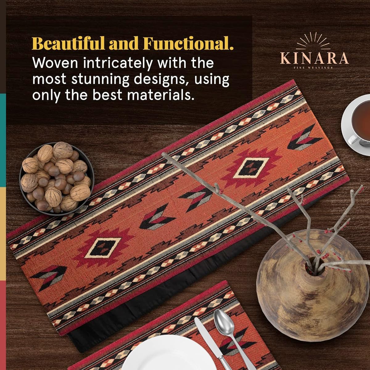 Cibola Southwestern Design Table Runner 13" x 72"