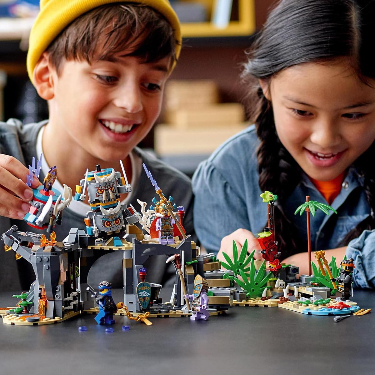LEGO Ninjago Guardian Camp with Ninja (Cole, Jay, Kai) Minifigures, Toy for Boys Ages 8 and Up, 71747