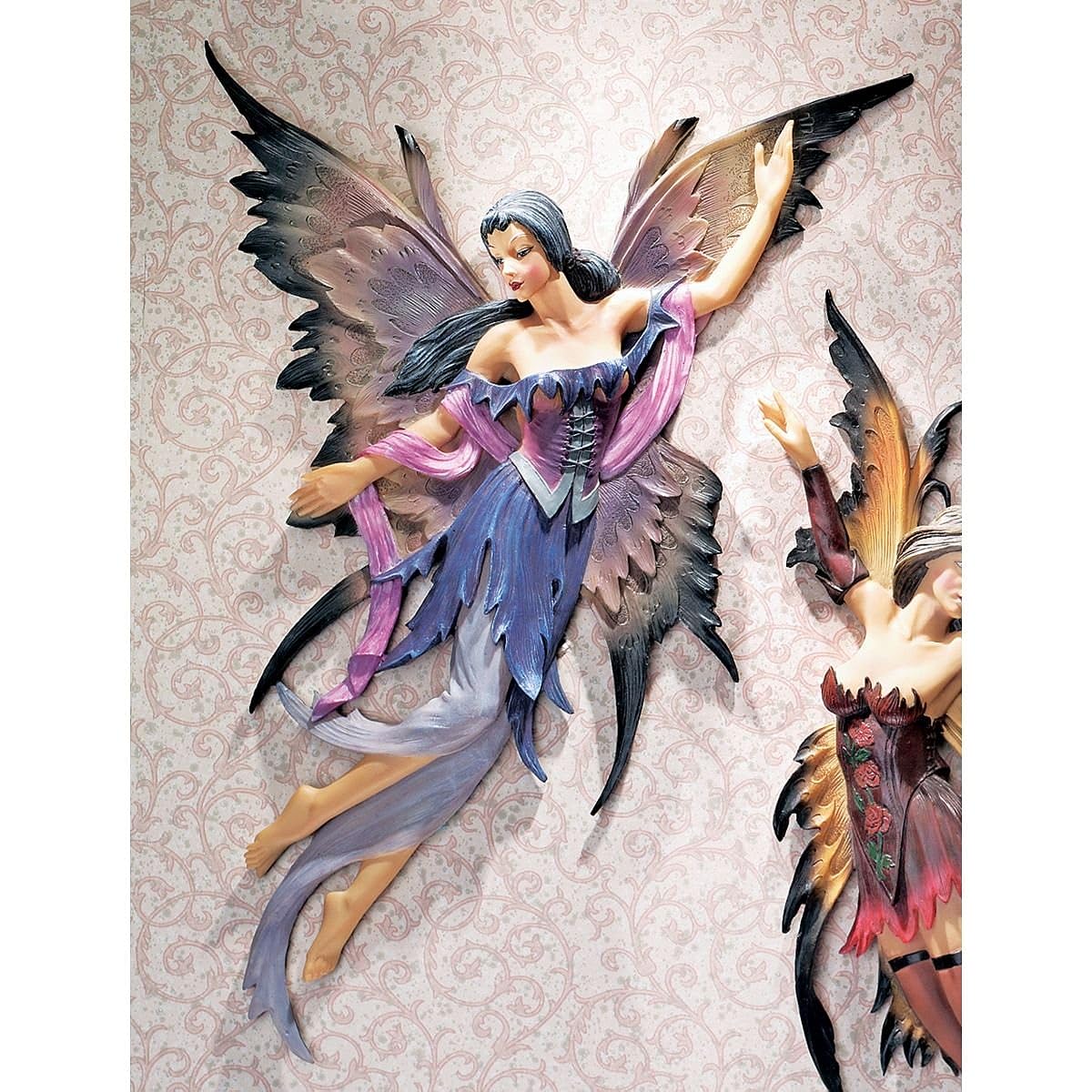 Design Toscano Fairies of the Enchanted Grove Wall Sculpture - Rowan